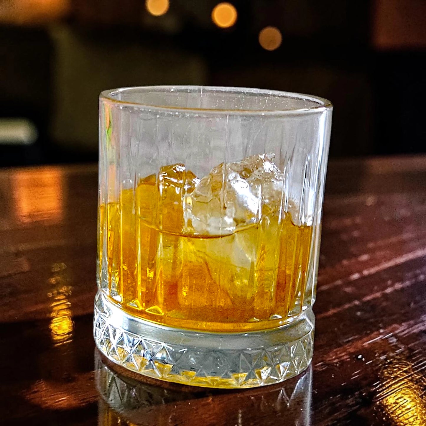 The OG Strange Cane spiced rum served on ice